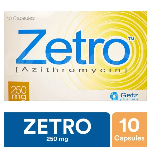 Zetro Cap 250mg 10’s